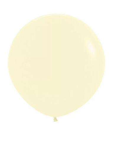 Большой латексный шар Светло-желтый пастель макарунс