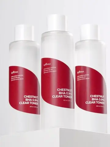 ISNTREE CHESTNUT BHA 0.9% CLEAR TONER Очищающий тонер с BHA-кислотой 200 мл