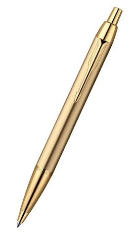 Ручка шариковая Parker IM Metal K223 Brushed Metal Gold GT (R0736980)