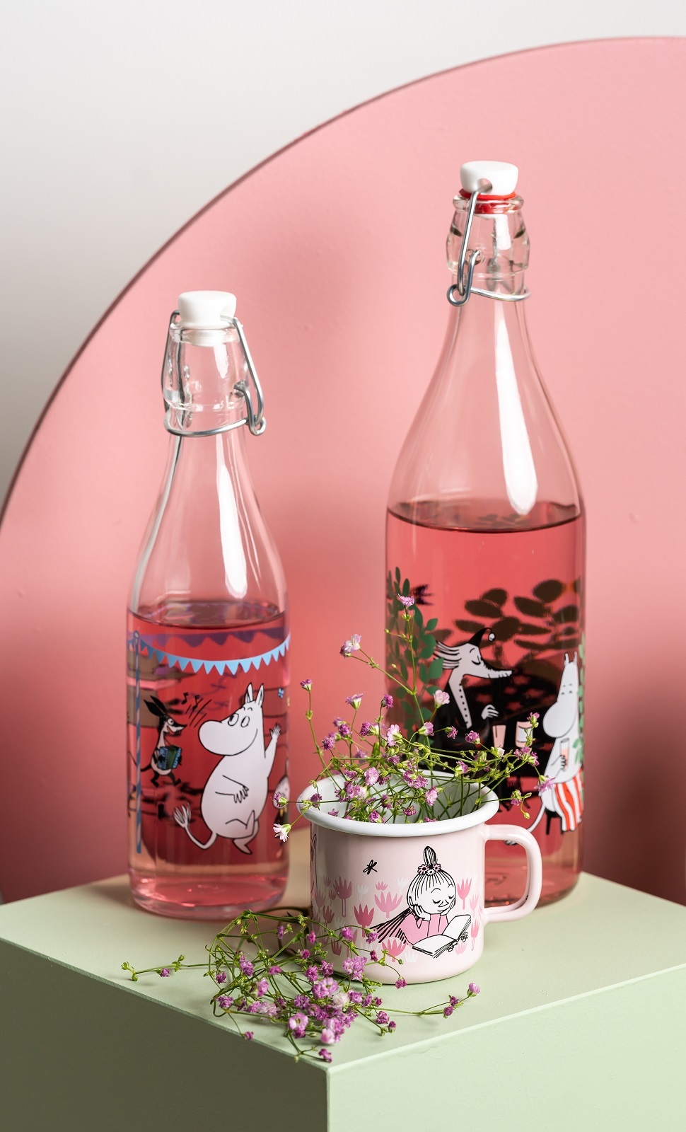 Moomin Кружка эмалированная Девушка в саду, 250 мл (ТОВАР ИЗ АУТЛЕТА)