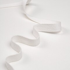 Киперная лента/Лента 100% хл/К2014 - 15мм молочный