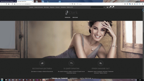 Ночь (готовый интернет-магазин)