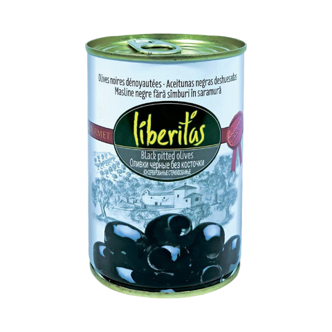 Оливки Liberits черные без косточки 425мл
