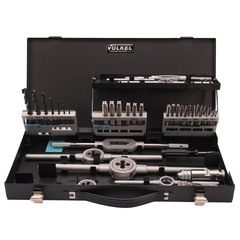 Набор метчиков и плашек M3 -M12 HSS-G 45пр Volkel 49101