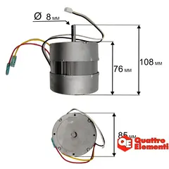 Двигатель эл. переменного тока QUATTRO ELEMENTI QE-35GA (GTK-10009)