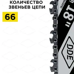 Шина пилы цепной сварная DDE 18