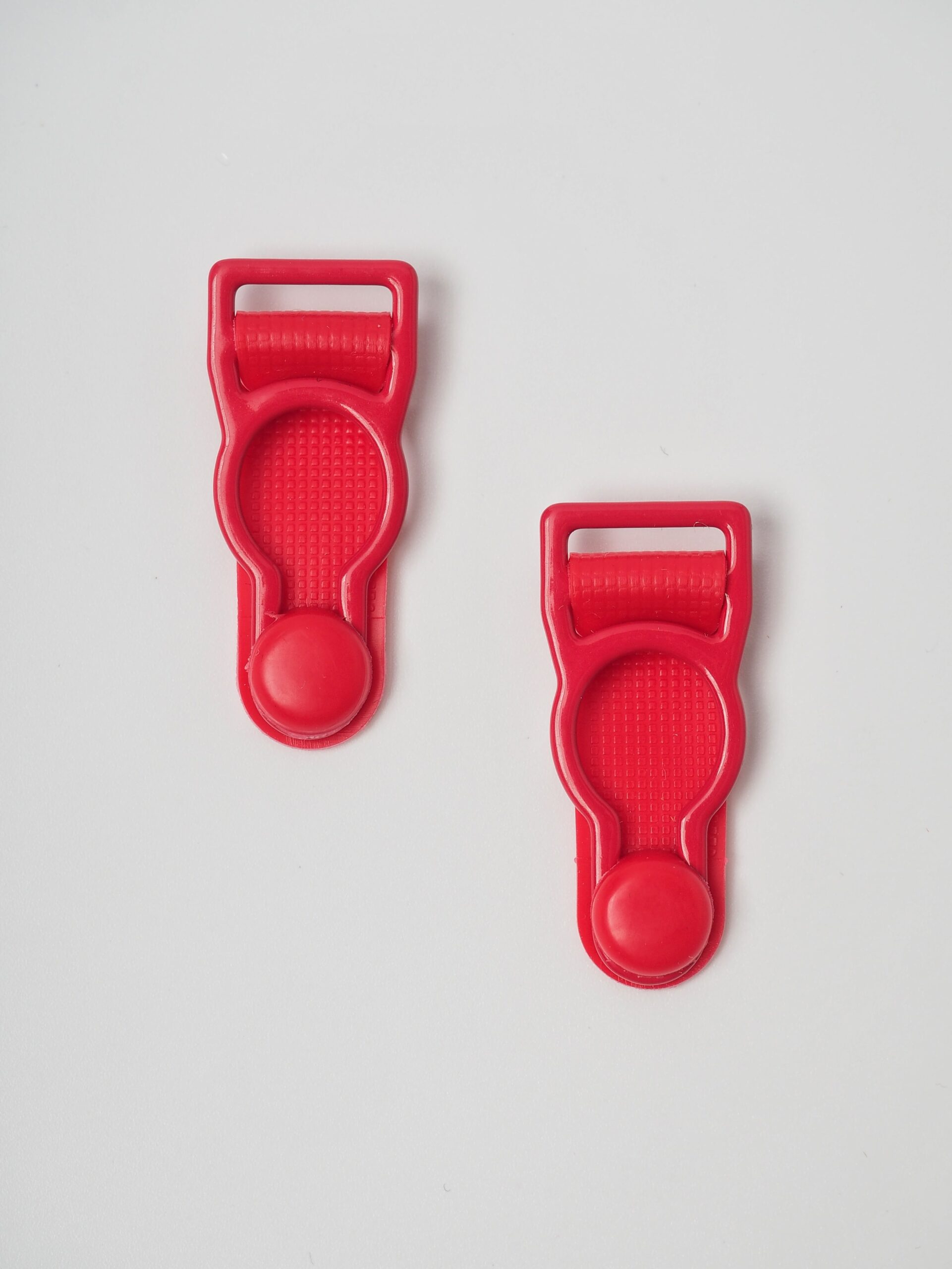 Чулкодержатель красный металлический ширина 1 см