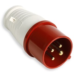 Вилка кабельная перенос. 3Р+Е 32А 380В IP-44 (024)