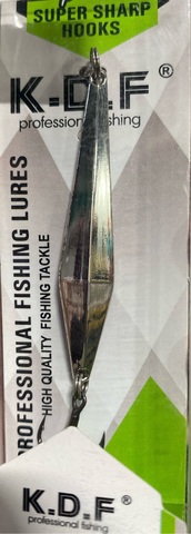 12 Блесна зимняя KDF Bergos 130-8008 3,3 гр 50 мм цв silver