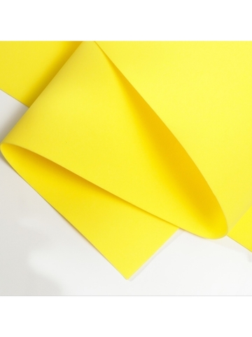 Фоамиран Иранский цвет желтый . Толщина 2.0мм. рулонный ширина 1,2м