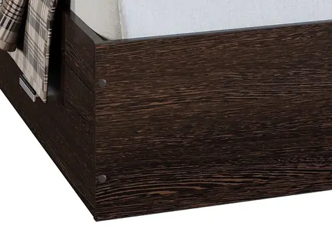 кровать НИКОЛЬ 1,6 м (венге/лиственница светлая)