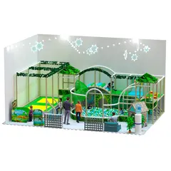 Детский игровой лабиринт «Джунгли» 60 м²