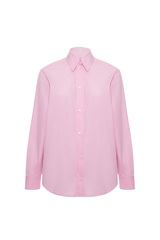 Рубашка из хлопка в полоску KOS Розовый
