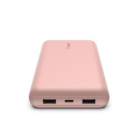 Внешний аккумулятор Belkin Power Bank 20000mAh 2*USB-A&USB-C 15W, розовое золото