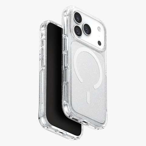 Чехол Uniq Lifepro Xtreme Case для iPhone 17 Pro, Прозрачный с блестками | Clear Glitter