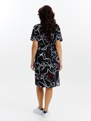 4570 Халат на пуговицах