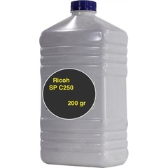 Тонер для Ricoh SP C231, C232, C242, C251, C310, C311, C312, C341, C342, C252, C262, C360, C361 Black, химический, фл. 200 г. B&W фасовка Россия
