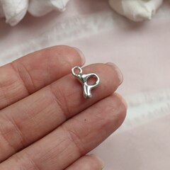 Подвески буквы M, N, O, P, Q, R, S родий, 13 мм, 1 шт, П713, П714, П715, П716, П717, П718, П719