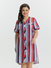 4630 Туника на пуговицах