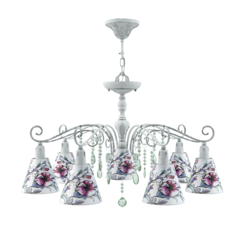 Люстра Maytoni Provence 18 E4-07-G-LMP-O-13-CRL-E4-07-GR-DN