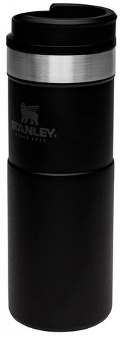 Картинка термостакан Stanley Classic Neverleak 0,47L черный - 2