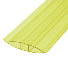 Профиль НР 4-6 мм соединительный POLYPLAST желтый 6м