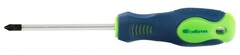 11877 Отвертка, PZ1 х 80 мм, CrV, 2-х компонентная рукоятка  Сибртех