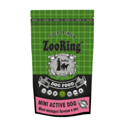 ZooRing сухой корм для собак мелких пород (говядина) 700 гр
