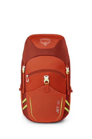 Картинка рюкзак туристический Osprey Jet 18 Strawberry Red - 3