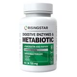 Метабиотик Неозим, Digestive enzymes + metabiotic, Risingstar, 60 капсул 1