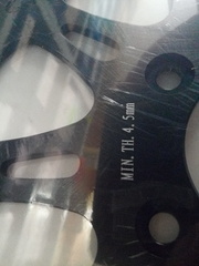 Диск для Harley Davidson SPORTSTER, DYNA, SOFTAIL, TOURING, TRIKE, V-ROD / черный / тормозной / передний