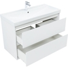 Aquanet 336370 Тумба Милан 100 цв. белый глянец (336370)