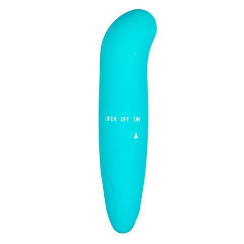 Голубой мини-вибратор для G-стимуляции Easytoys Mini G-Spot Vibrator - 12 см. - Easy toys Mini Vibe Collection ET249BLU