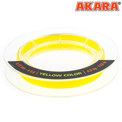 Шнур Akara Ultra Light Yellow 100 м 0,12