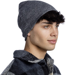 Вязаная шапка Buff Knitted Hat Jarn Grey Melange