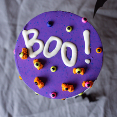 Бенто торт на Хеллоуин «BOO»