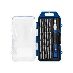 Набор бит с рукояткой КОБАЛЬТ 32 пр., CR-V (30 бит для точных работ + удл. + отв. рук-а) (915-434)