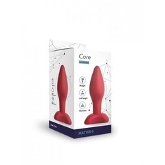 Анальная пробка Matter, 3 x 9 см , цвет бордовый (S)