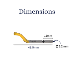 Лезвие для фаскоснимателя d.3,2мм С-10 HSS-TiN CP GRATEX 12102