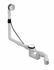 Duravit  790000000000000 Слив-перелив, Duravit, вид-для ванны, тип-полуавтоматический, диаметр слива, мм-52, накладки-есть, материал-пластик, цвет-хром фото