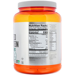 Now Foods, Экологически чистый концентрат сывороточного протеина, без вкусовых добавок, 544 г (1,2 фунта)