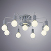 Люстра Arte Lamp Gelo A6001PL-9WH