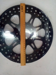 Диск для Harley Davidson SPORTSTER, DYNA, SOFTAIL, TOURING, TRIKE, V-ROD / черный / тормозной / передний