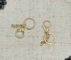 Брелок для ключей, d 2,5 см, L 6 см, золото