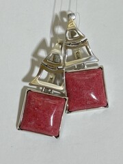 Фелт (серьги из серебра)
