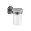 Aquatek AQ4104BGM AQ4104BGM ЕВРОПА стакан с держателем, шлиф. черный хром