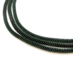Канитель мягкая, витая KAN/DN, 3 мм, матовый, темно-зеленый