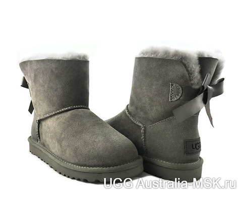 UGG Bailey Bow II Mini Grey