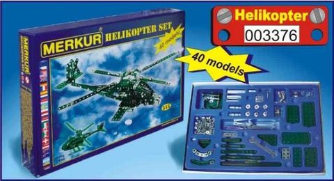 Merkur М-3376 Металлический конструктор HELIKOPTER Set