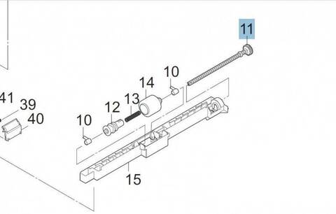 Ось узла подачи бумаги KYOCERA 302NG08241/302NG08240